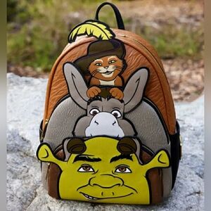 NWOT, Shrek, Character Backpack - Brown and Green, Non Smoking Clean Home (NWOT)
